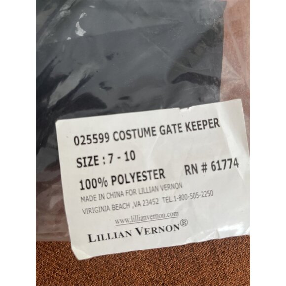 Skeleton Gate Keeper Halloween Costume Child Medium 8-10 New Complete - Picture 3 of 3